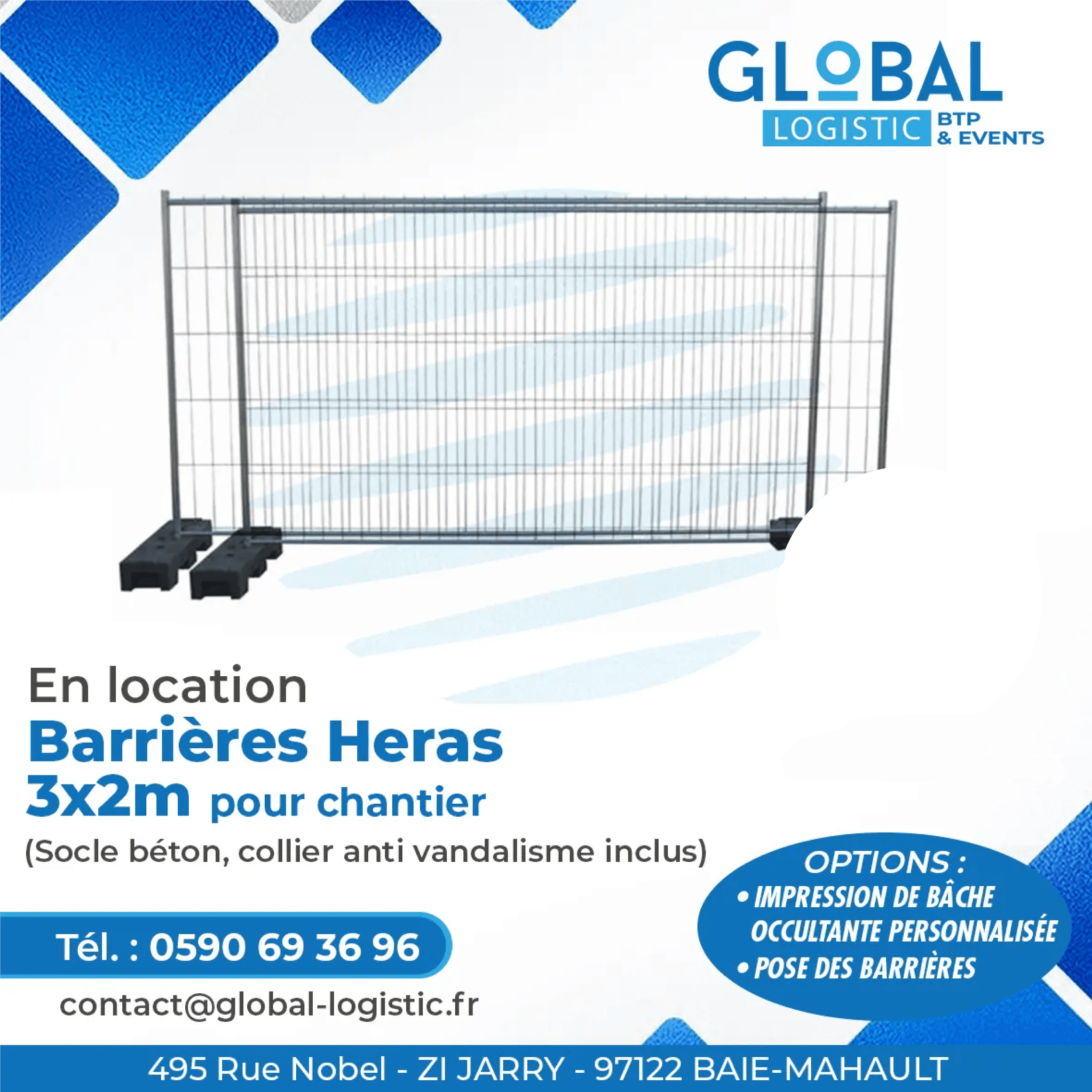BARRIERE HERRAS 3X2M