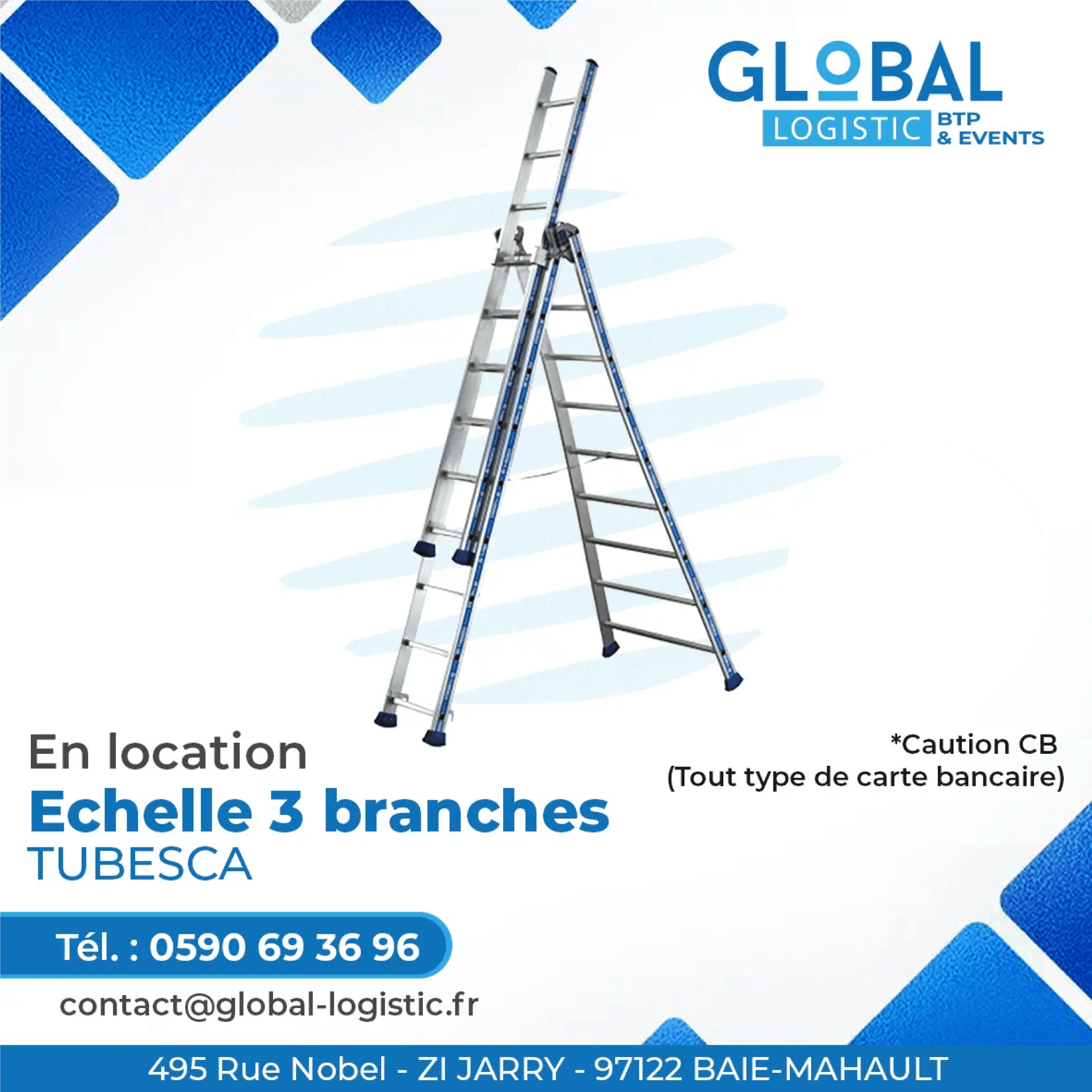 ECHELLE 3 BRANCHES TUBESCA