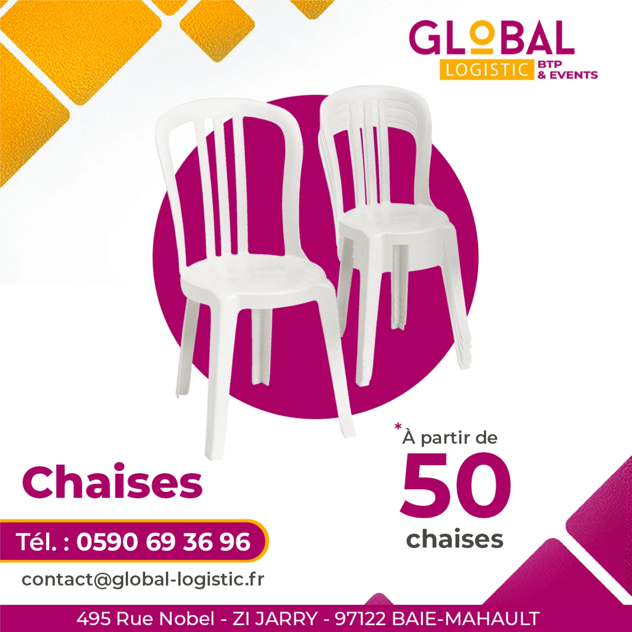 CHAISE PLASTIQUE