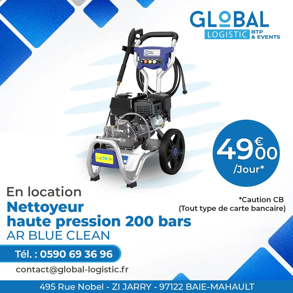 NETTOYEUR HAUTE PRESSION THERMIQUE 200bars