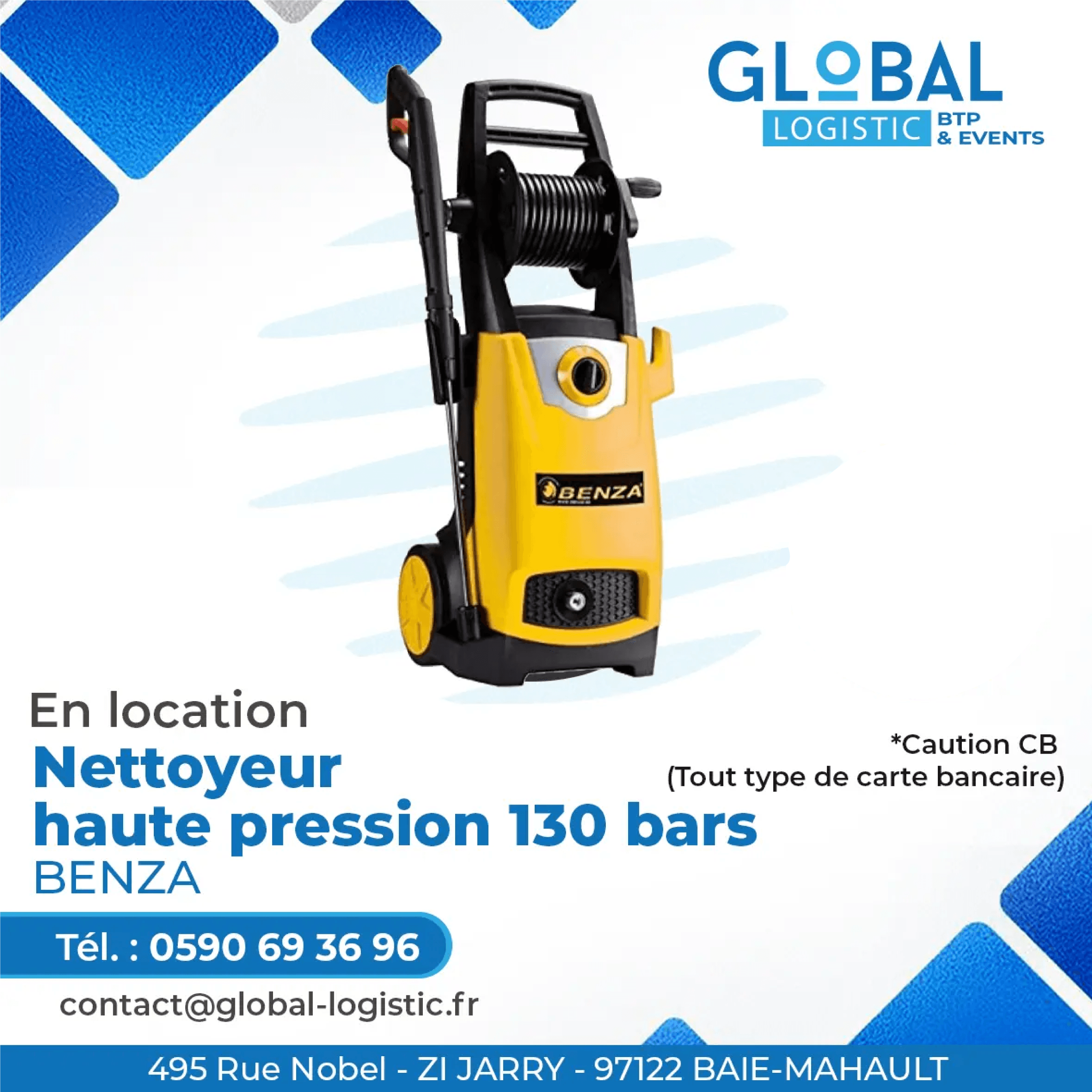 NETTOYEUR HAUTE PRESSION ELECTRIQUE 130bars