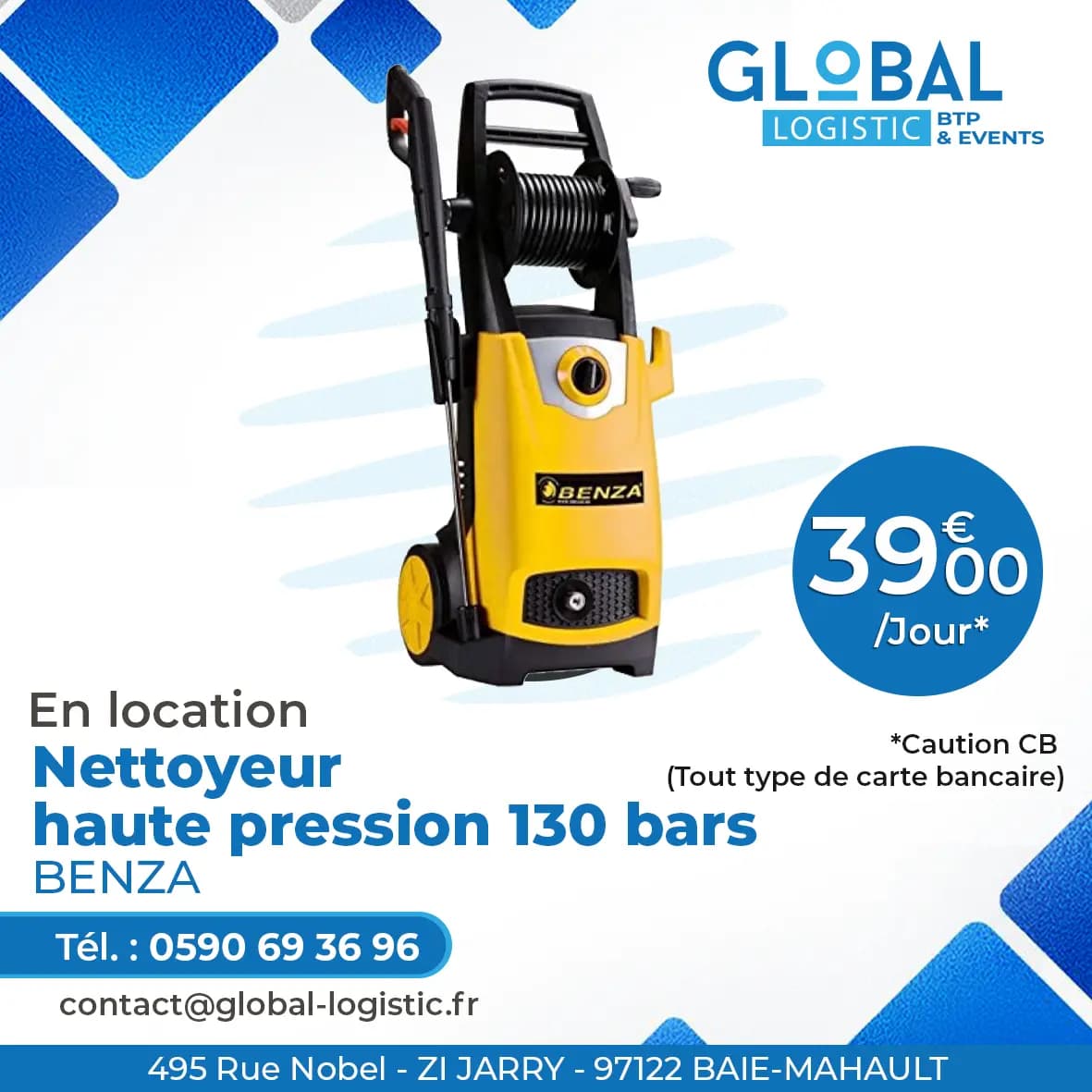 NETTOYEUR HAUTE PRESSION ELECTRIQUE 130bars