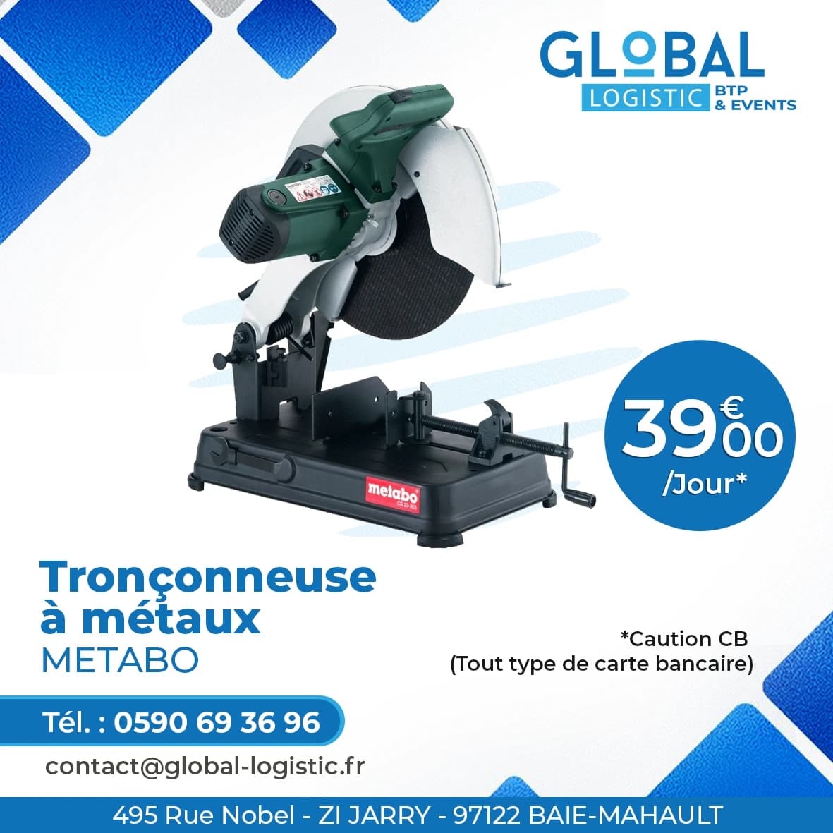 TRONCONNEUSE À MÉTAUX METABO